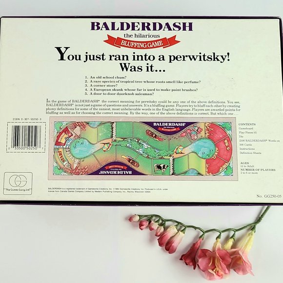 1984- BalderDash - The Games Gang Ltd.- The Hilarious Bluffing Game - Picture 3 of 9